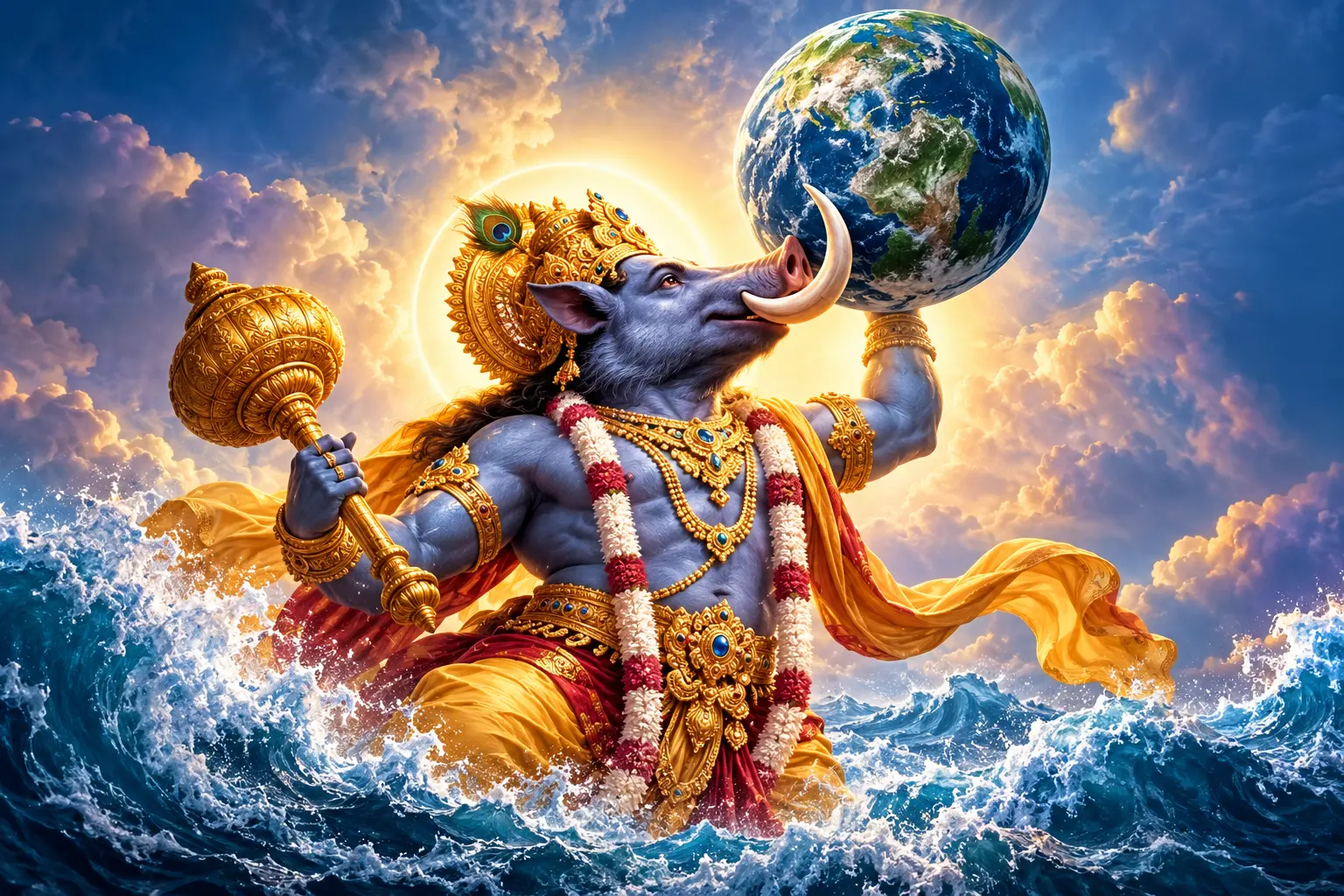 Lord Vishnu Varaha Avatar