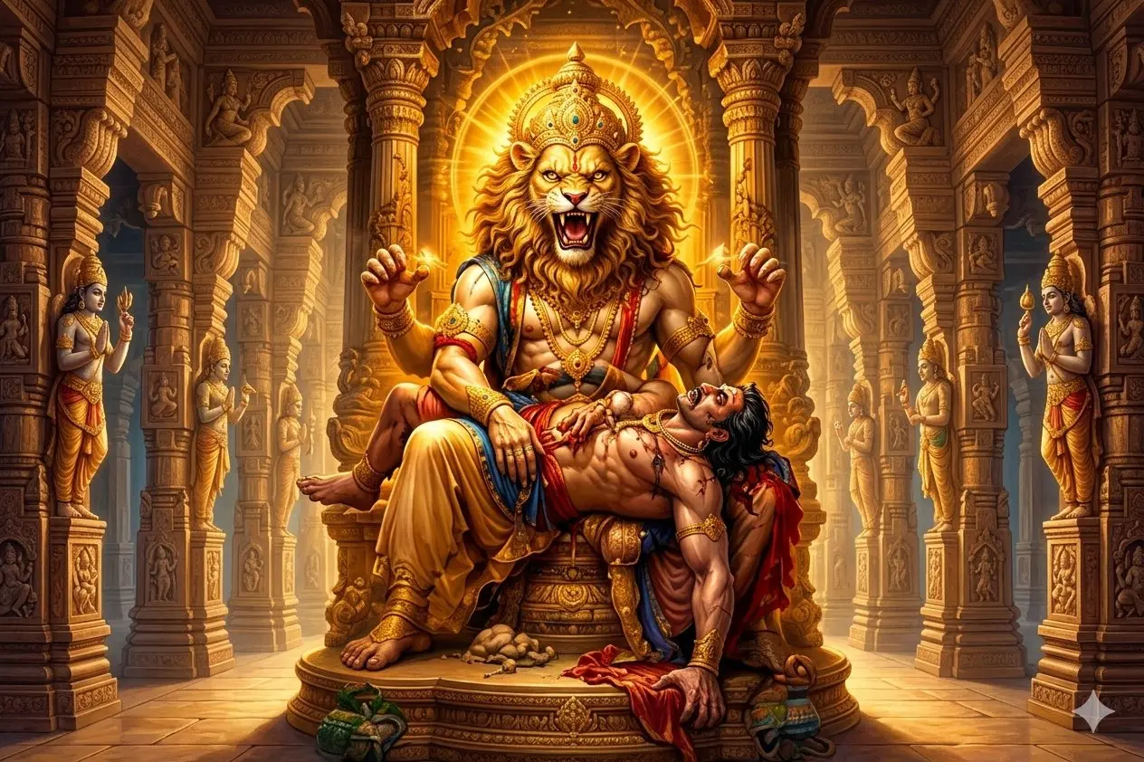 Lord Vishnu Narasimha Avatar