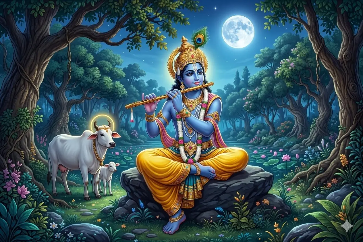 Lord Vishnu Krishna Avatar