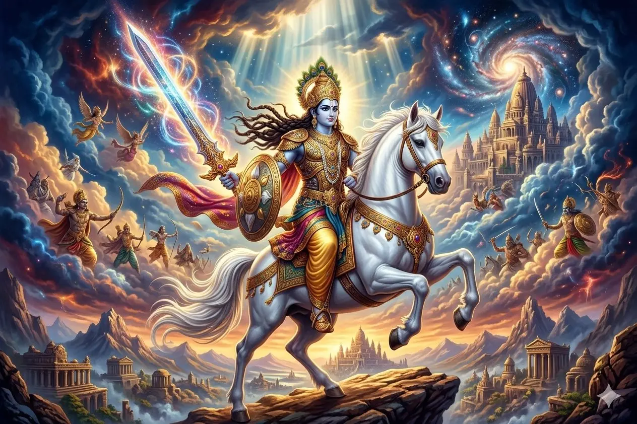 Lord Vishnu Kalki Avatar