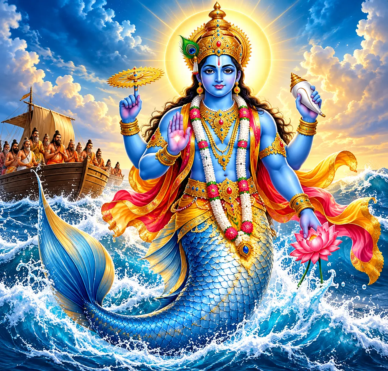 Lord Vishnu Matsya Avatar